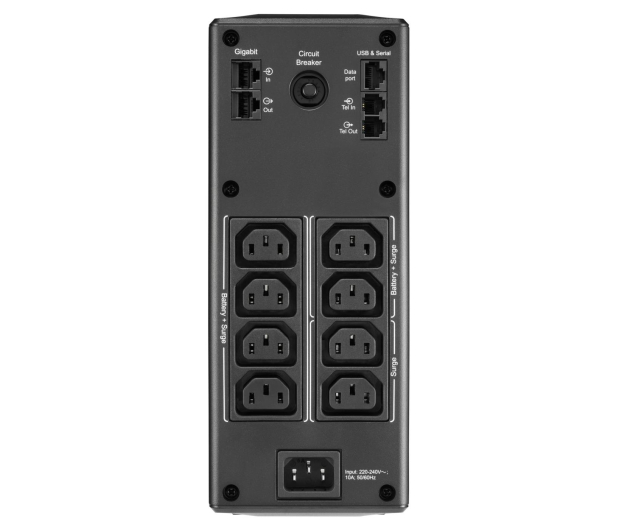APC BR1600MI UPS Back ProBR 1600VA 8xC13, AVR,LCD - 520170 - zdjęcie 4